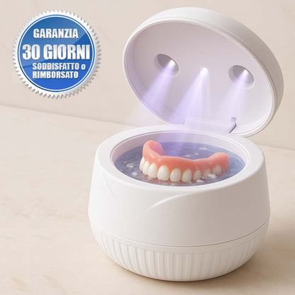 sanidentx dispositivo pulizia dentiera immagine hero